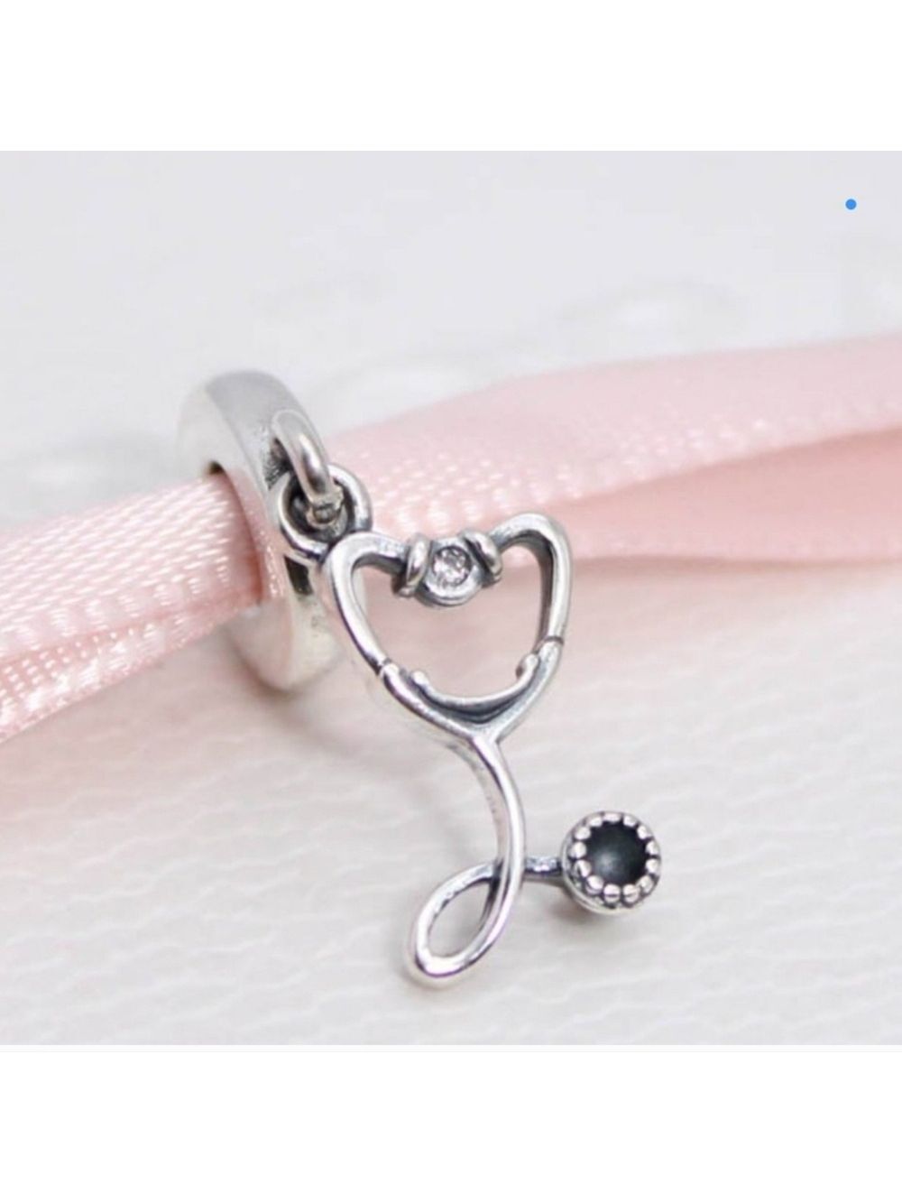 Pandora Silver Stethoscope Charm
